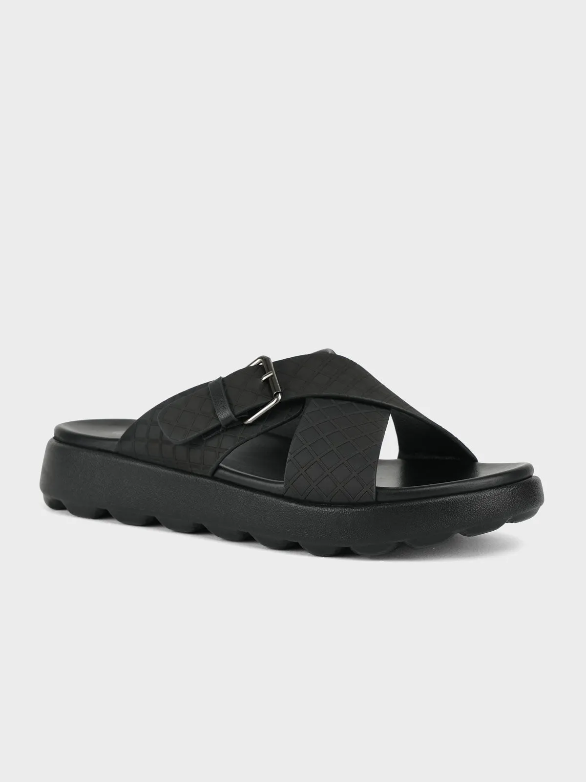 Men "SNOOD" Casual Buckle Slippers