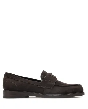 Moto Brown Suede