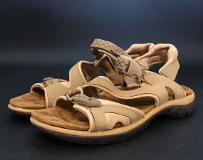 Naturalizer Women's Roadracer Tan Strappy Sandals - Size 8.5M
