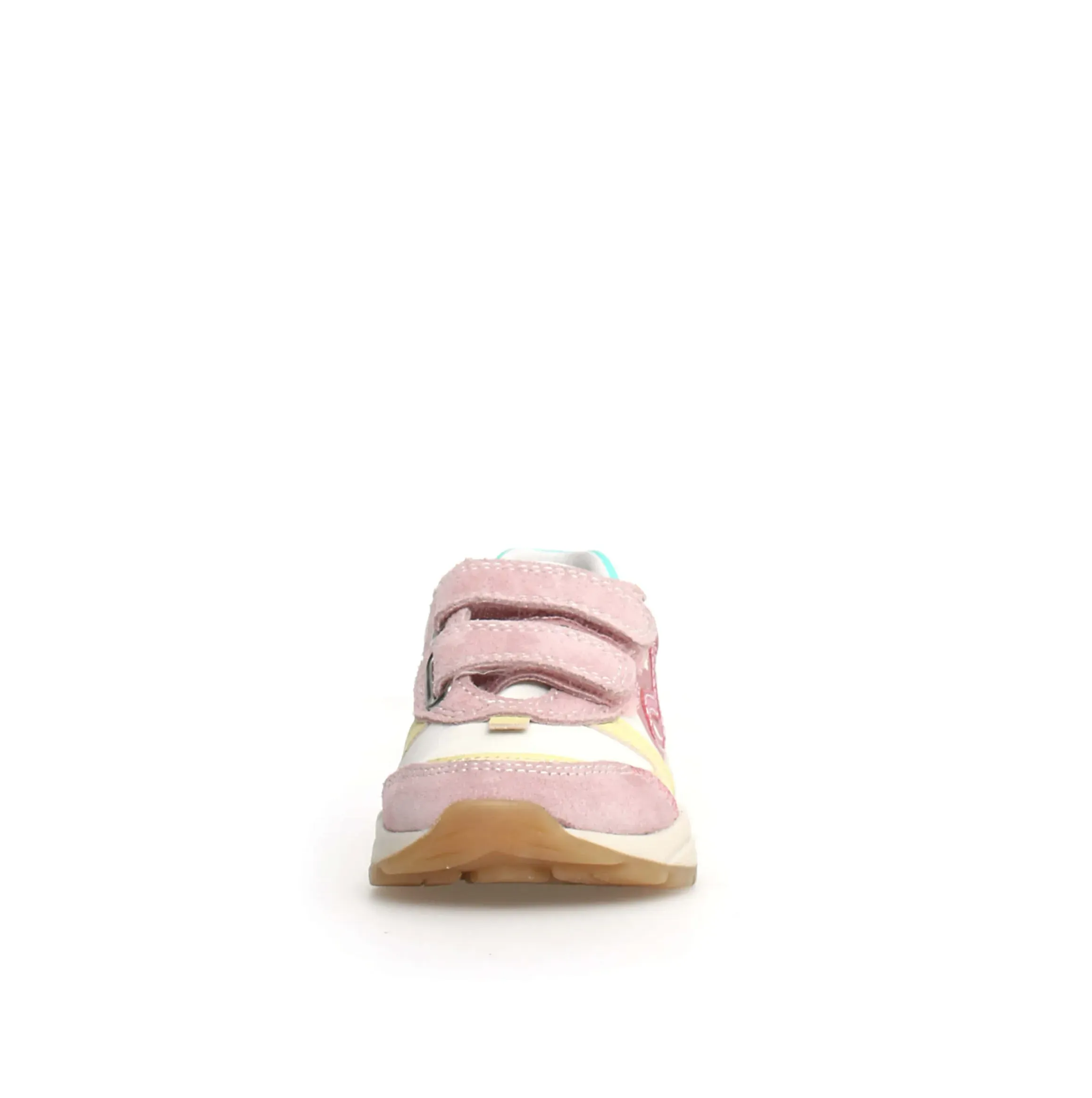 Naturino Girl's Quelly 2 Vl Sneakers - Pink/Milk