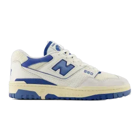 New Balance Men's 550 Shoes - Sea Salt / Blue Agate