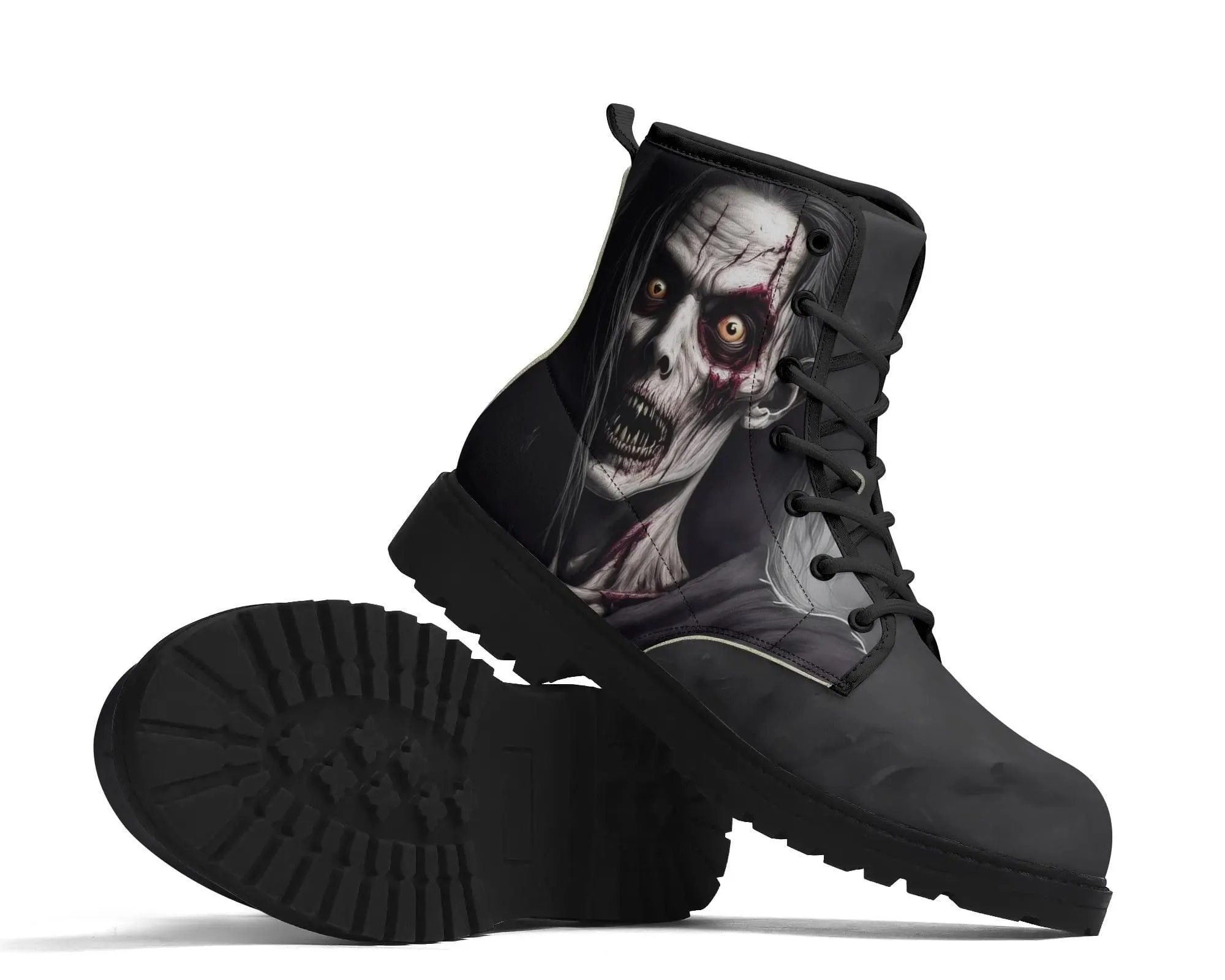 Night Terror Leather Boots