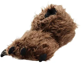 NORTY Boys S/M Brown Grizzly Bear Slippers 17059