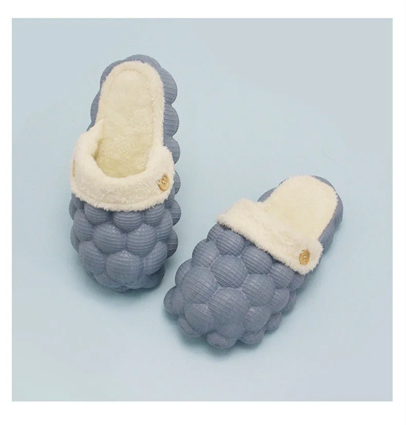 Plush cotton padded slippers ( HPSD239)