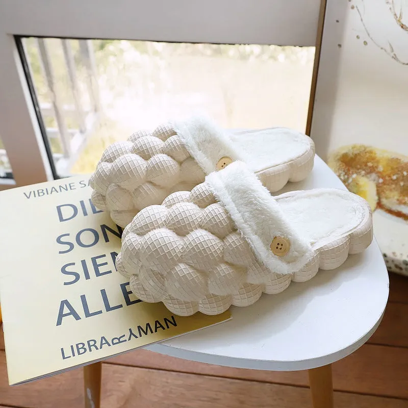 Plush cotton padded slippers ( HPSD239)