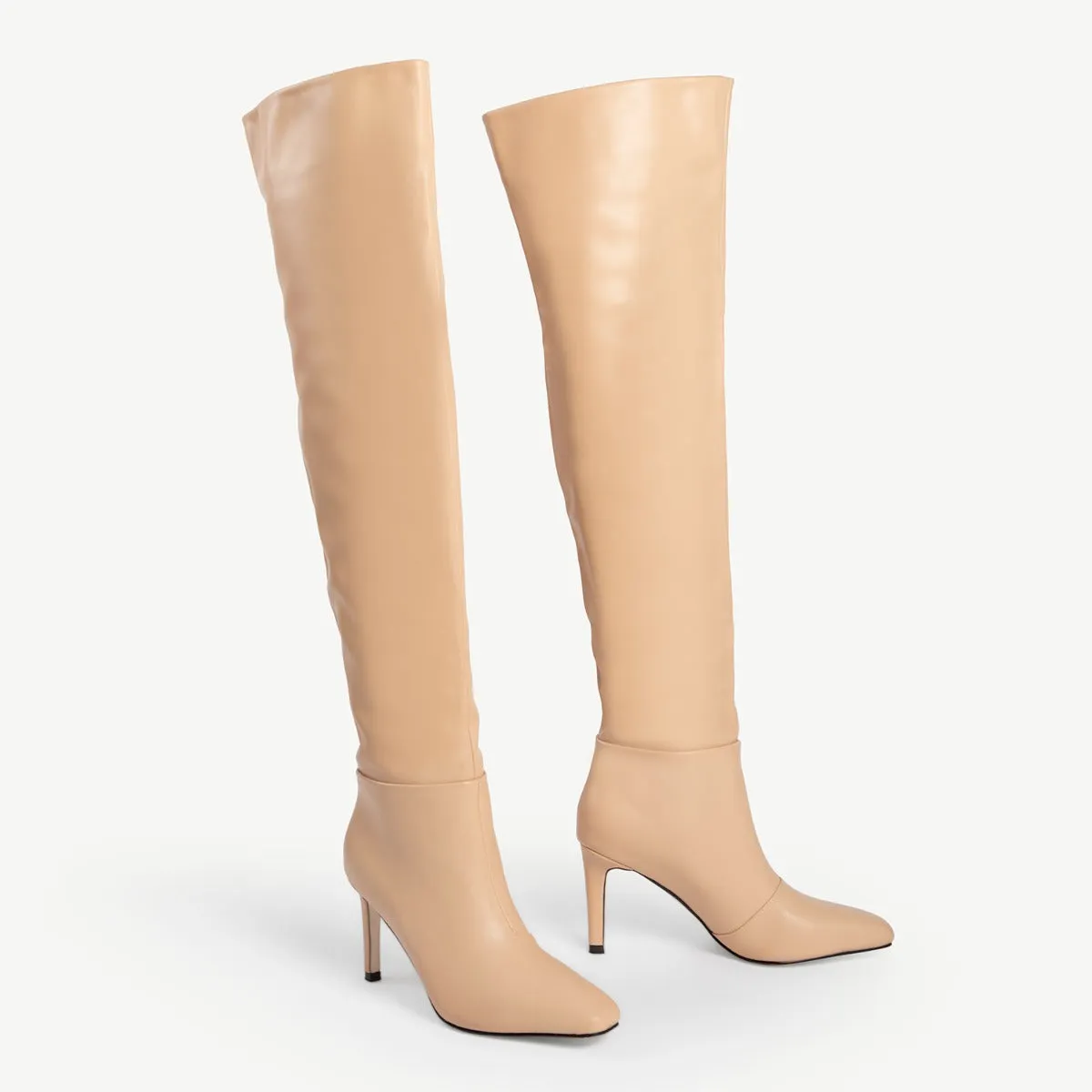 RAID Kulture Long Boot in Beige
