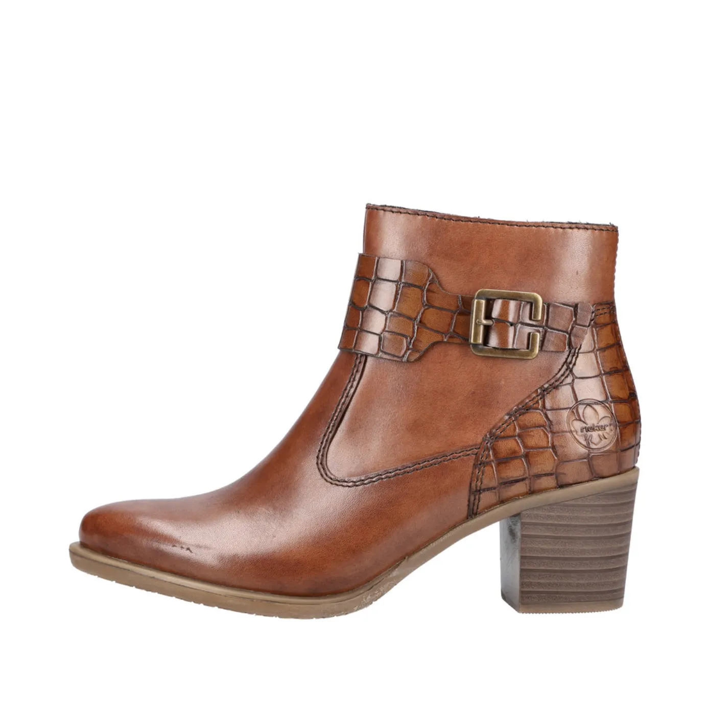 Rieker Womens Fleece Lined Fashion Ankle Boots - Brown
