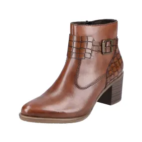 Rieker Womens Fleece Lined Fashion Ankle Boots - Brown