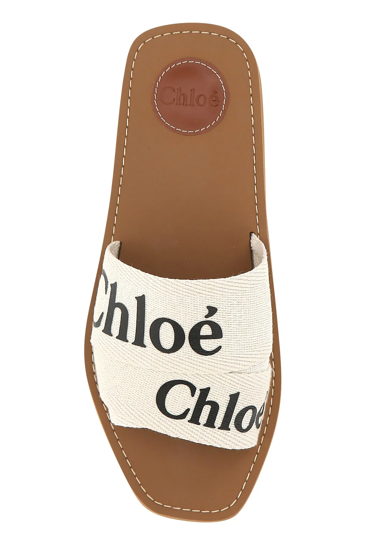 Sand linen Woody slippers