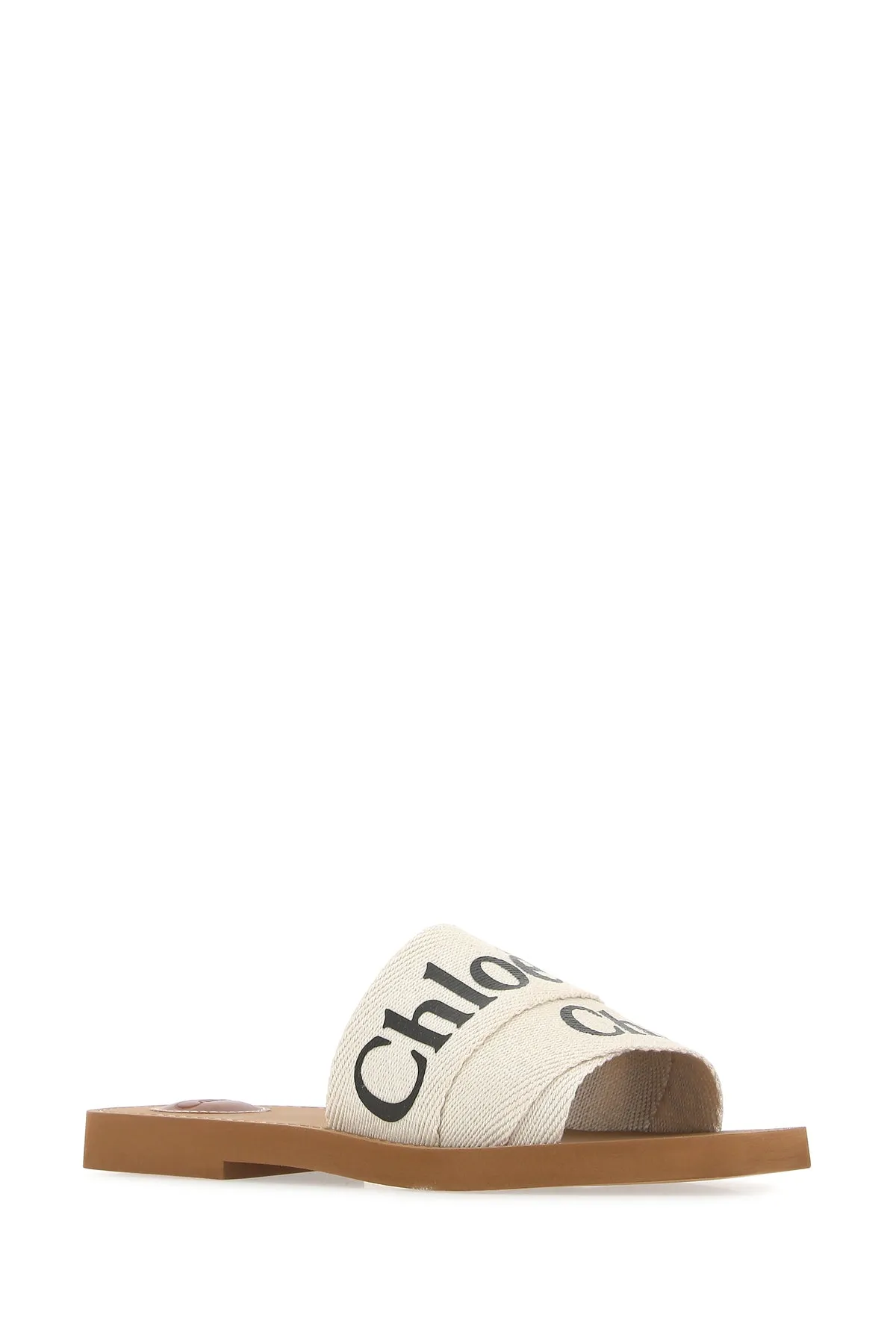 Sand linen Woody slippers