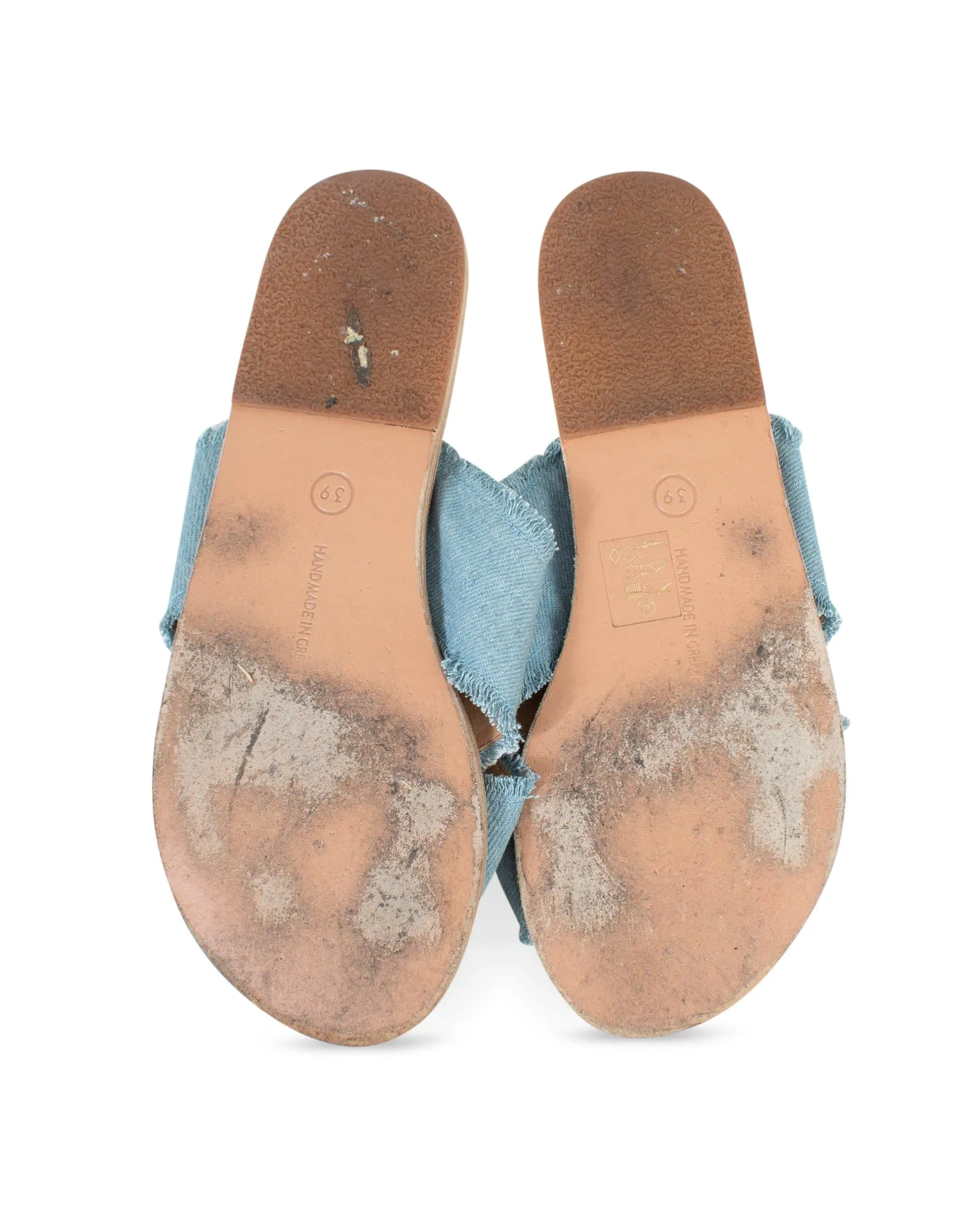 Strappy Slip-On Sandals