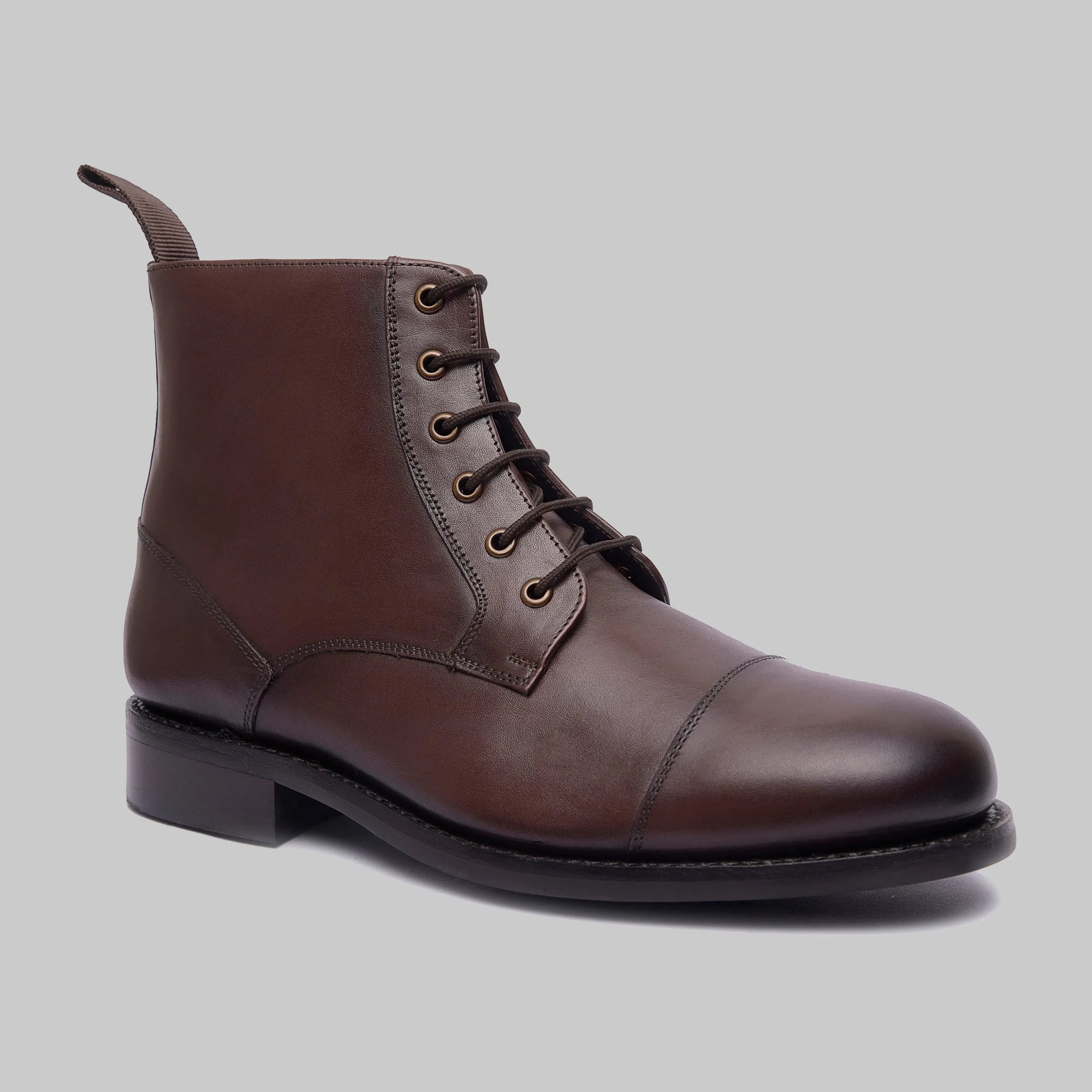 Welton Goodyear Welted Cap Toe Combot Dress Boots