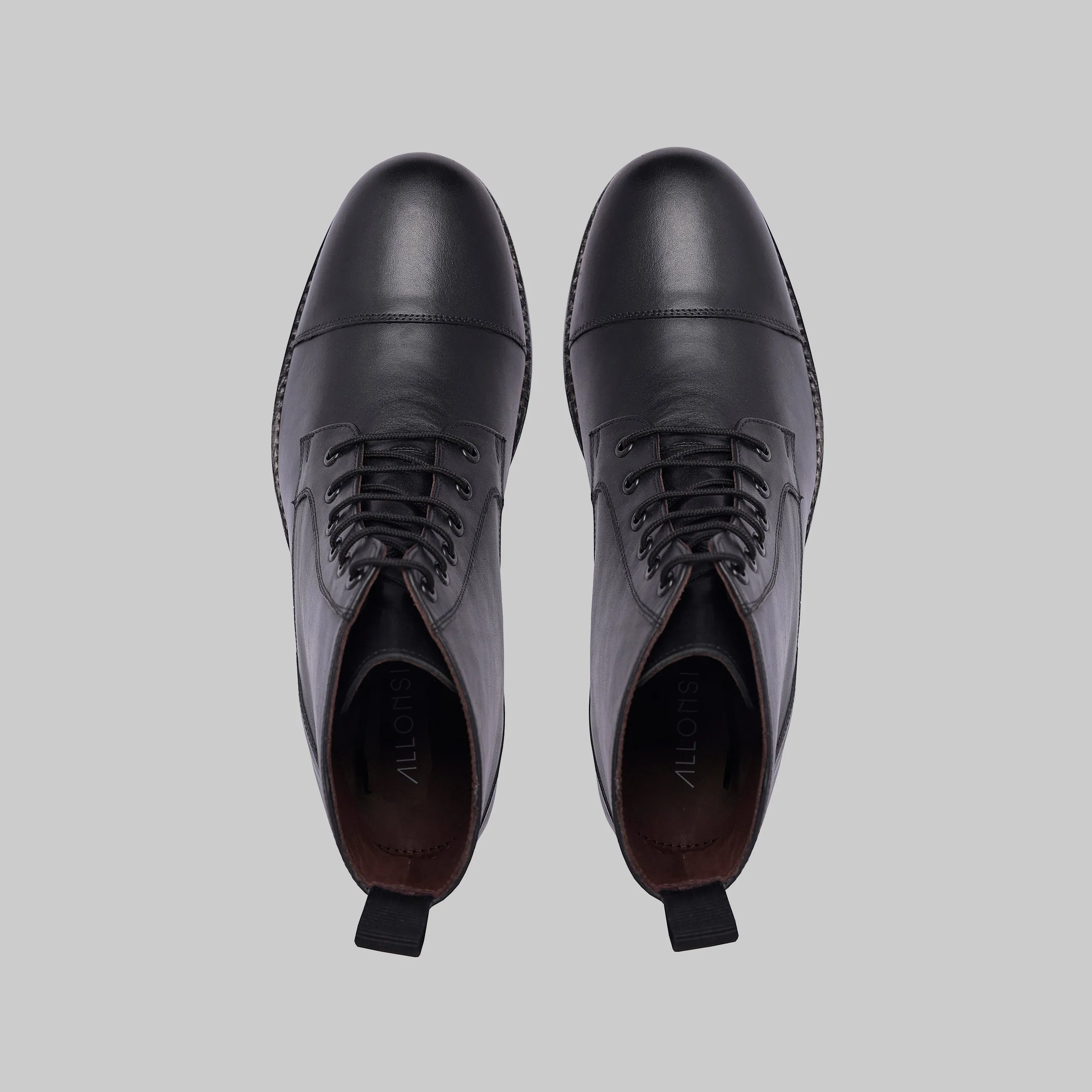 Welton Goodyear Welted Cap Toe Combot Dress Boots