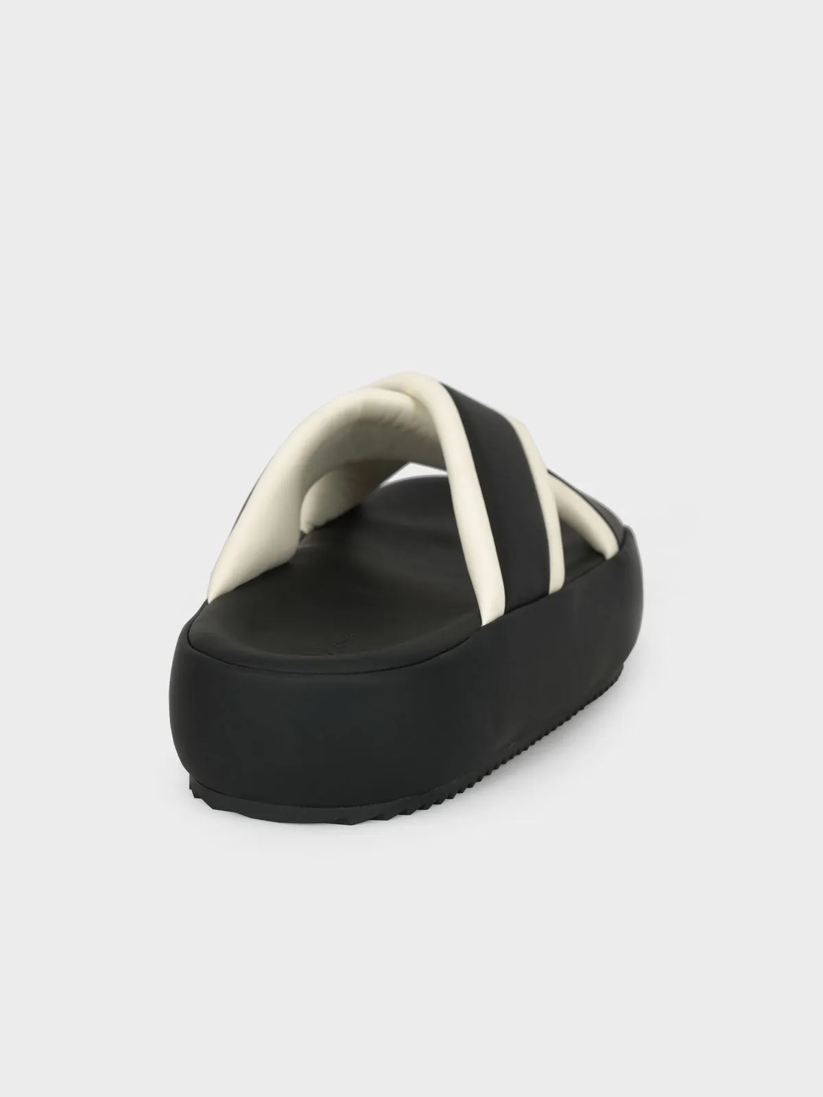 Womens "BOWIE" Cross Over Design Slippers