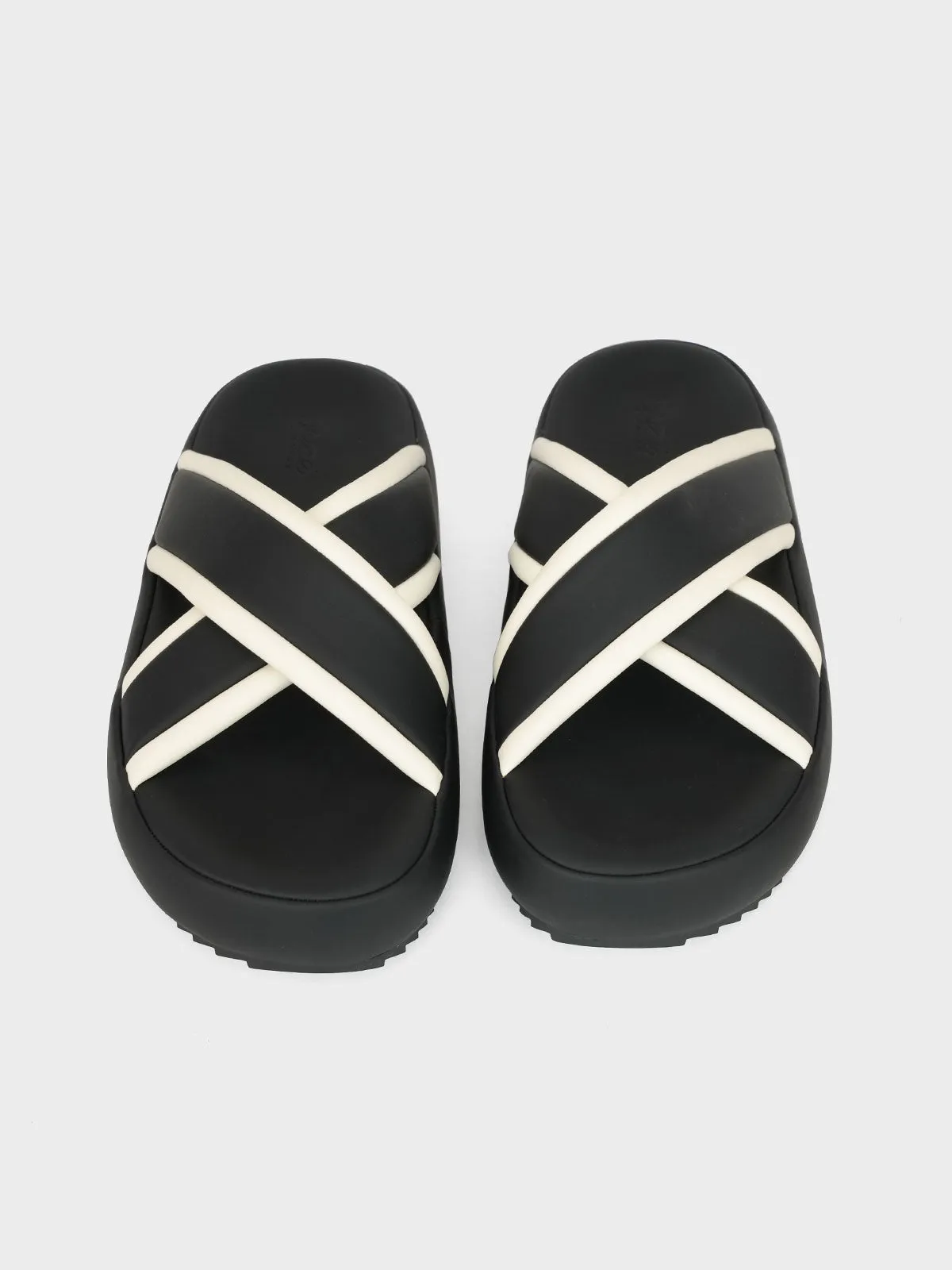 Womens "BOWIE" Cross Over Design Slippers