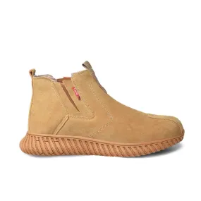 Women's Steel Toe Chelsea Boots - Fleece lined | B172