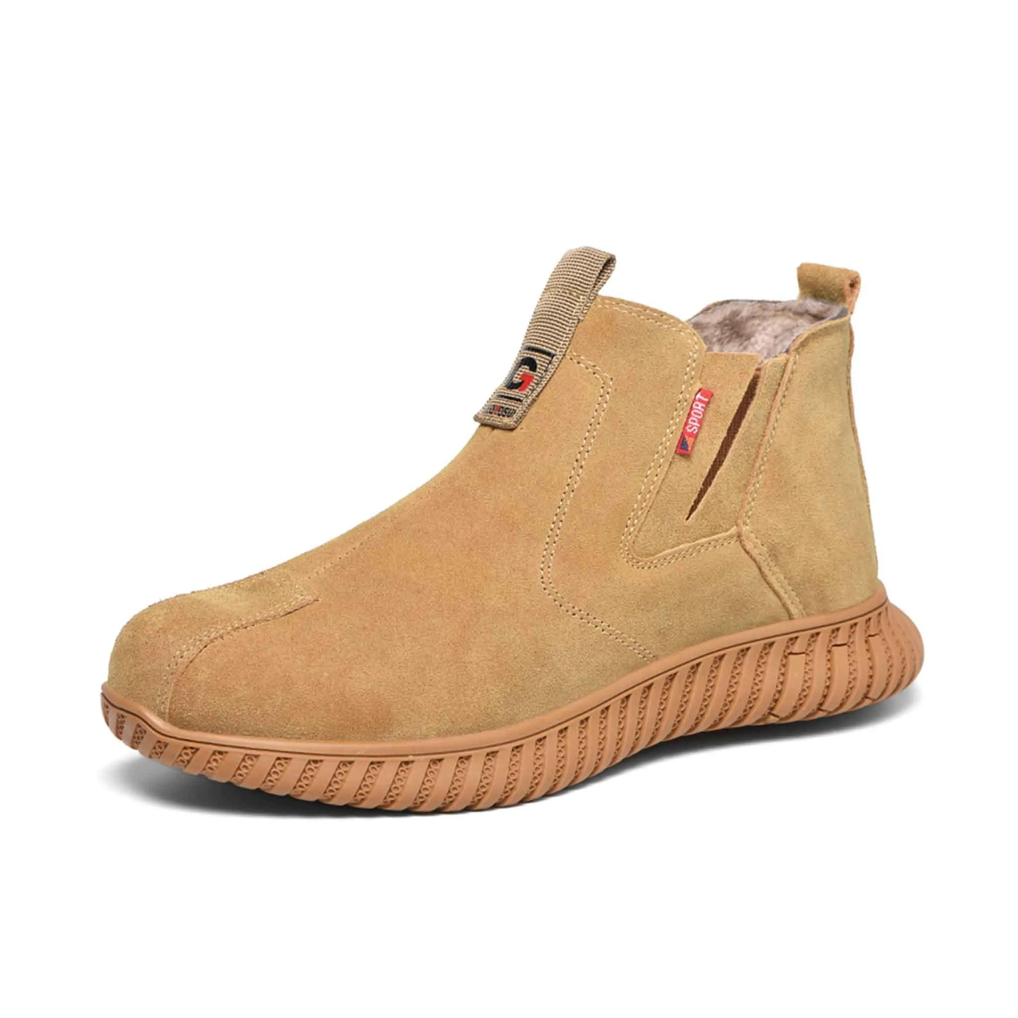 Women's Steel Toe Chelsea Boots - Fleece lined | B172